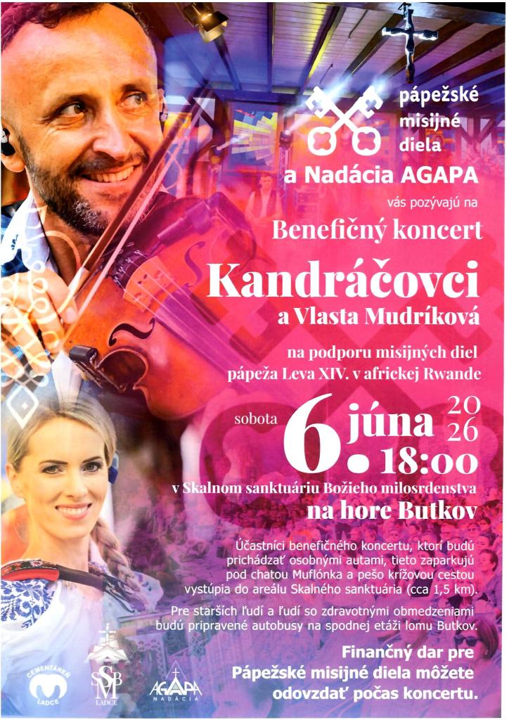 Pozvánka - benefičný koncert 6.6.2026
