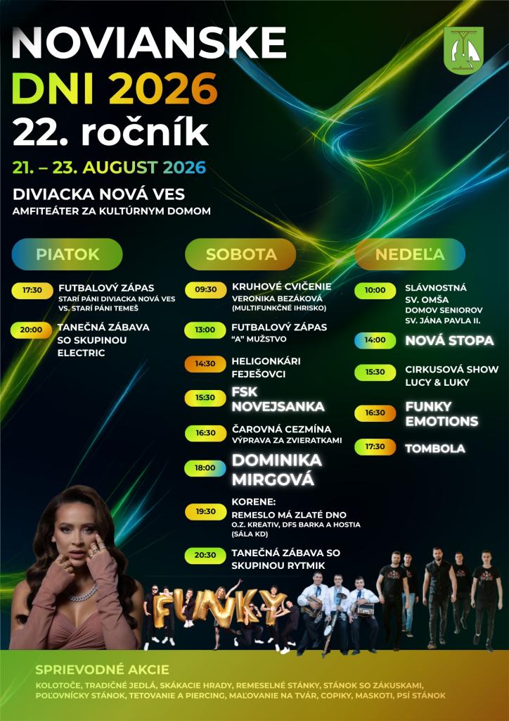 Pozvánka  - Novianske dní