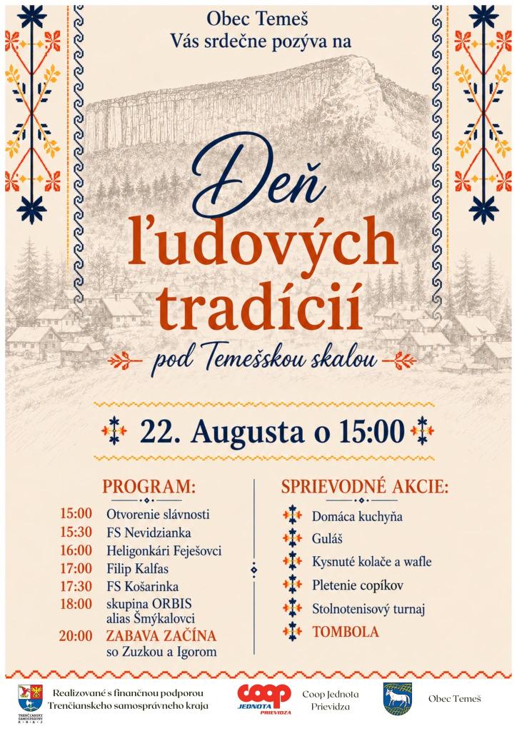 Deň ľudových tradícií - plagát